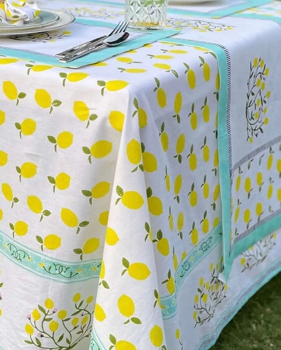 [VC-CALC-023] Citron Tablecloth