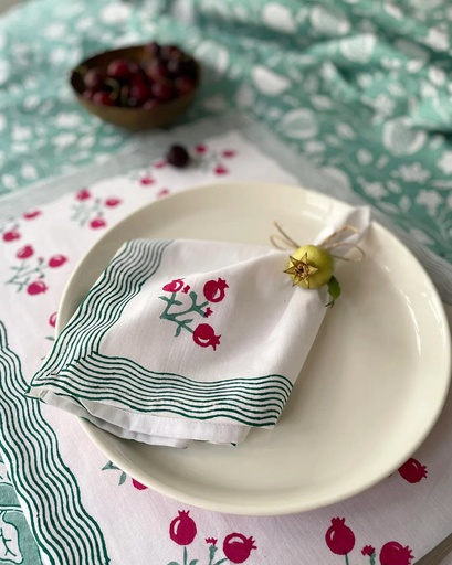 [VC-CALC-082] Pomegranate Napkin Set
