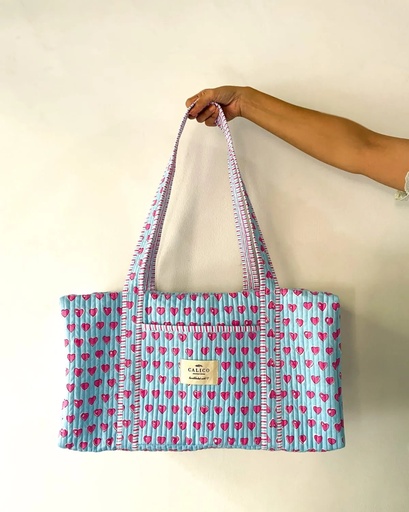 [VC-CALC-113] Oh My Heart Duffle  Blue
