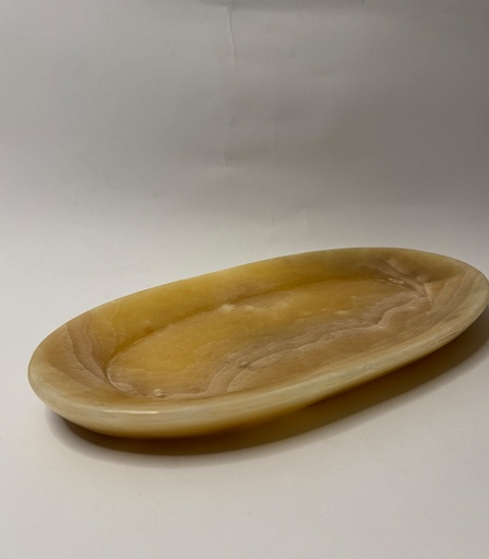 [VC-NUQ-NQMFLOG131] Oval Marble Serving Tray