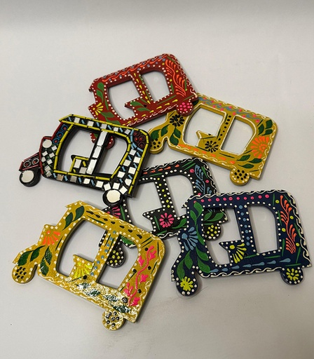 [VC-NUQ-NQTTT06] Fridge Magnet Rikshaw