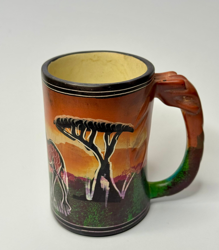 [VC-NUQ-NQA1P01] African Handpainted Safari Mug – Wildlife Edition