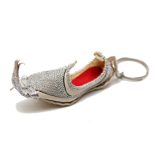 [PK0130-MR-GEN-003221] Handmade khussa keyring (Set of 5)