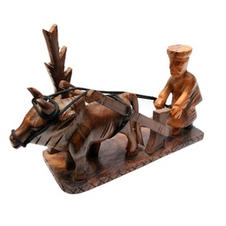[PK0130-HM-SCL-003234] Seesham Wooden Pakistan Culture Sculpture