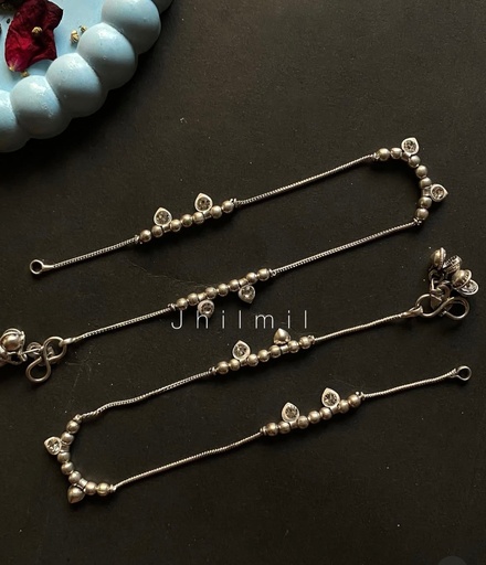 [VC-JHIL-070] Tiny Heart beaded Pazaib pair