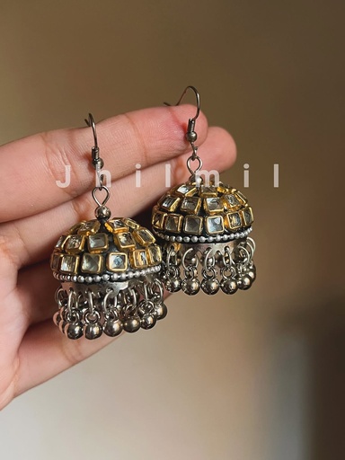 [VC-JHIL-188] Medium Kundan Jhumki