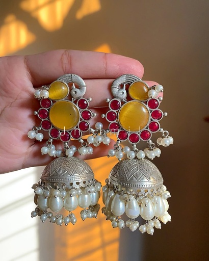 [VC-JHIL-233] Mor brass jhumka