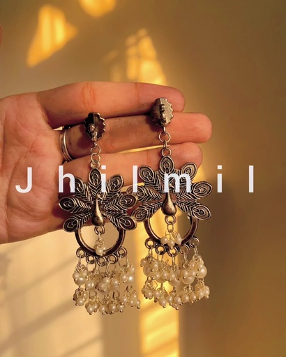 [VC-JHIL-271] Oxidized Earrings Design 38