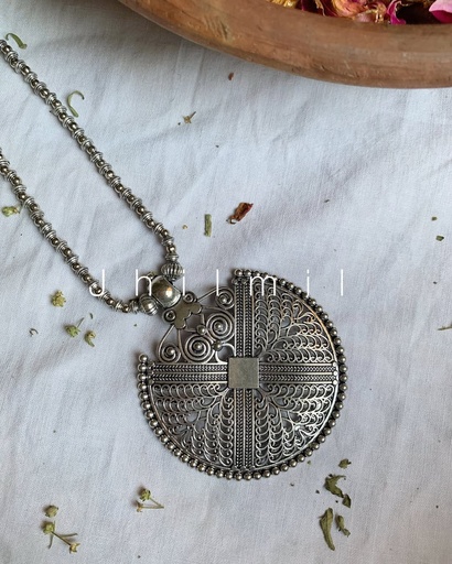 [VC-JHIL-418] Round carved Mala