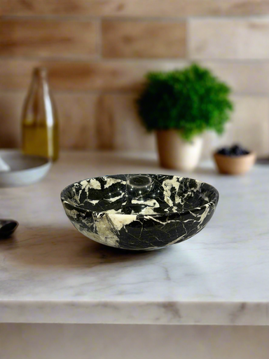 [VC-LAH-059] MARBLE - DEEP BOWL - 30cm