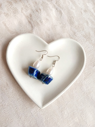 Ceramic beads earrings