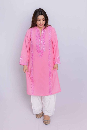 [2.K.23] Sindhi Pink Kurta