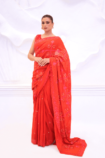 [7.SR.25] Royal Rouge Saree
