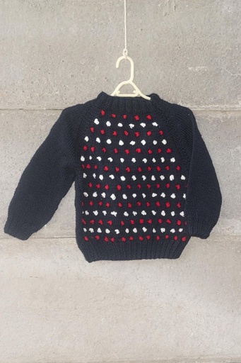 [1.SW.25] Knitting Raglan - Navy Blue