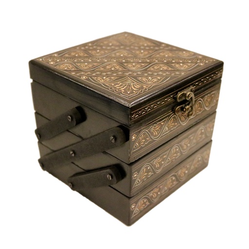 [PK0238-HM-JAR-003381] Lacquer art jewelry box