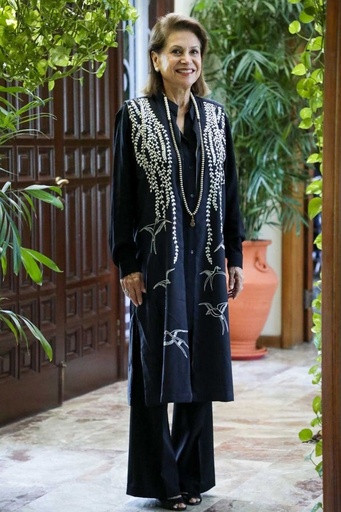 [34.G.25] DELICATE - Embroidered Gown