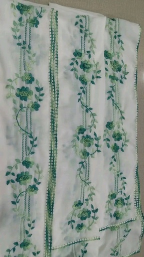 HAND EMBROIDED SWISS CHADAR
