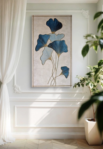 Golden Veins -Textured Art