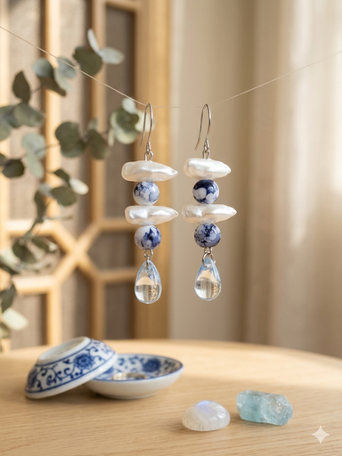 Pearl earrings