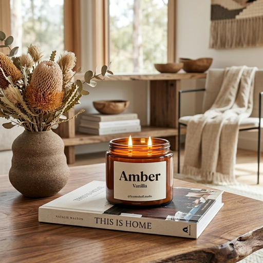 Amber jar Vanilla scent