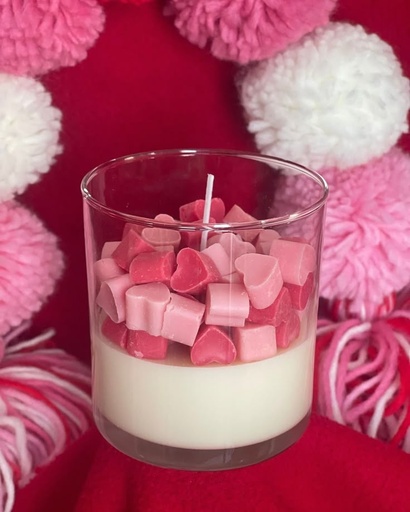 Heart-full jar candle