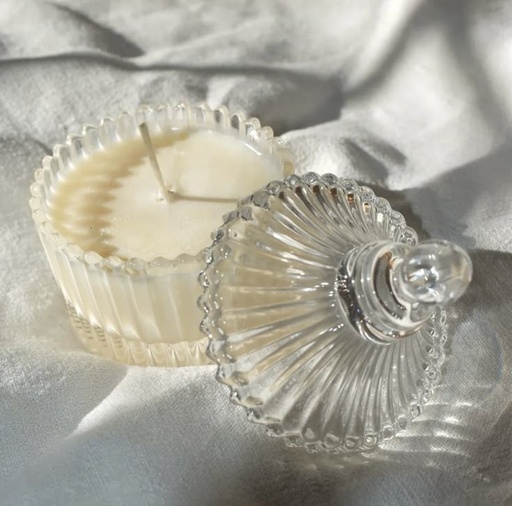 Crystal jar candle