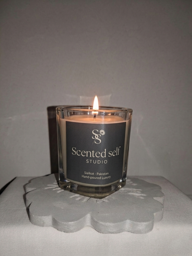 Glass candle