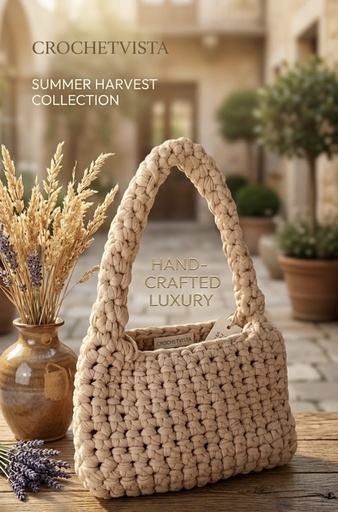 Crochet handbag