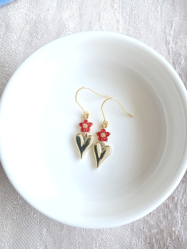 Heart earrings