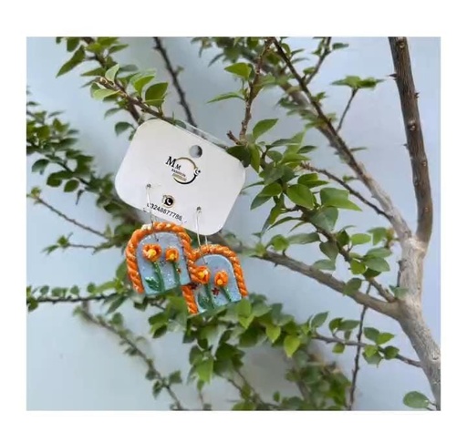 Flower earrings
