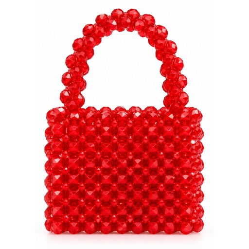 ed Mini Beaded Handbag – Handmade Pearl Bag (Kids & Mini Bag Lovers)