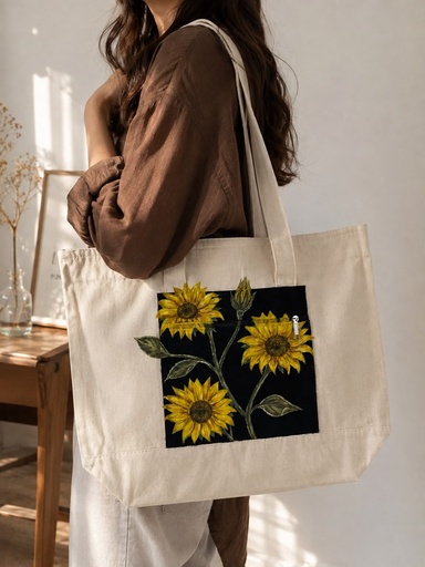 Hand painted Tote bag