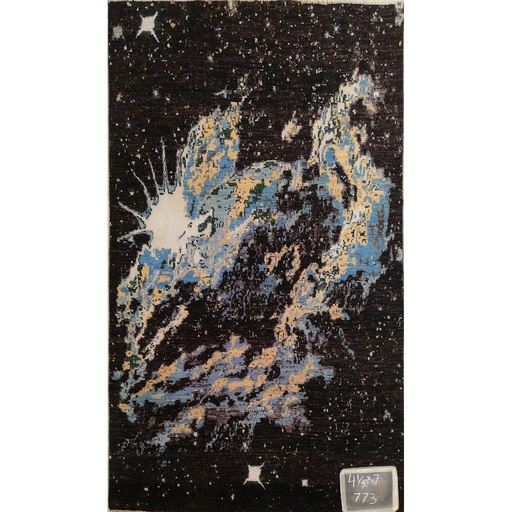 [PK0499-HM-RUG-004143] Modern Carpet -Wool&Silk- 4.6x7