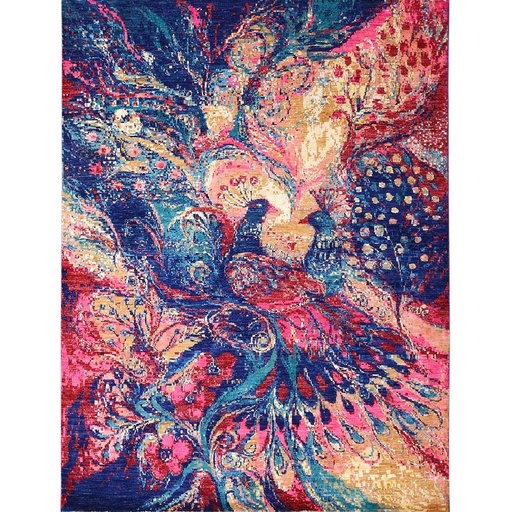 [PK0499-HM-RUG-004181] Modern Carpet -Wool&Silk- 8x10