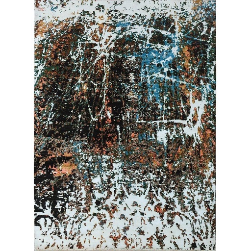 [PK0499-HM-RUG-004198] Modern Carpet -Wool&Silk- 8x10