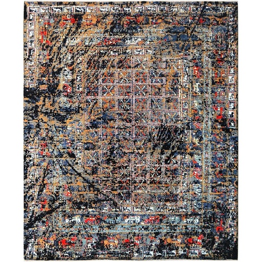 [PK0499-HM-RUG-004199] Modern Carpet -Wool&Silk- 8x10