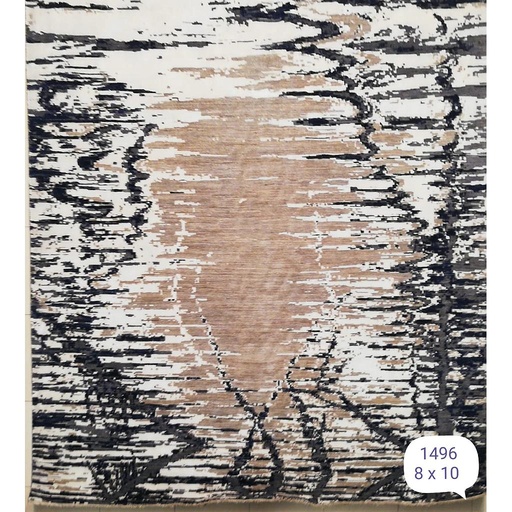 [PK0499-HM-RUG-004205] Modern Carpet -Wool&Silk- 8x10