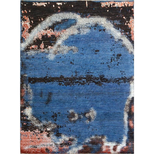 [PK0499-HM-RUG-004217] Modern Carpet -Wool&Silk- 9x12