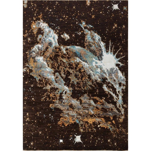 [PK0499-HM-RUG-004228] Modern Carpet -Wool&Silk- 9x12