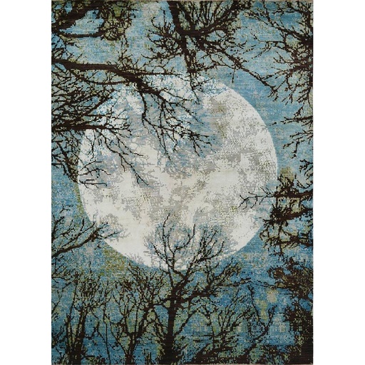 [PK0499-HM-RUG-004231] Modern Carpet -Wool&Silk- 9x12