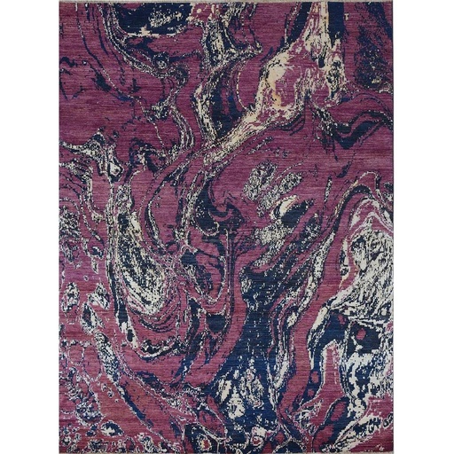 [PK0499-HM-RUG-004254] Modern Carpet -Wool&Silk- 9x12
