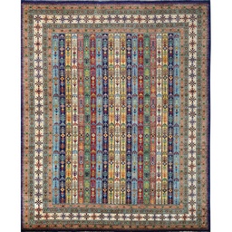 [PK0499-HM-RUG-004257] Suzani Carpet -Wool&amp;Silk- 8x10