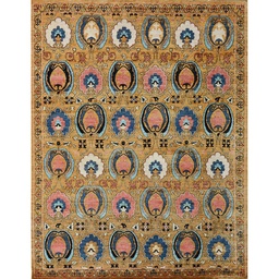 [PK0499-HM-RUG-004259] Suzani Carpet -Wool&amp;Silk- 8x10