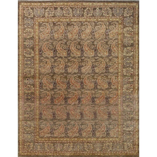 [PK0499-HM-RUG-004262] Suzani Carpet -Wool&Silk- 8x10
