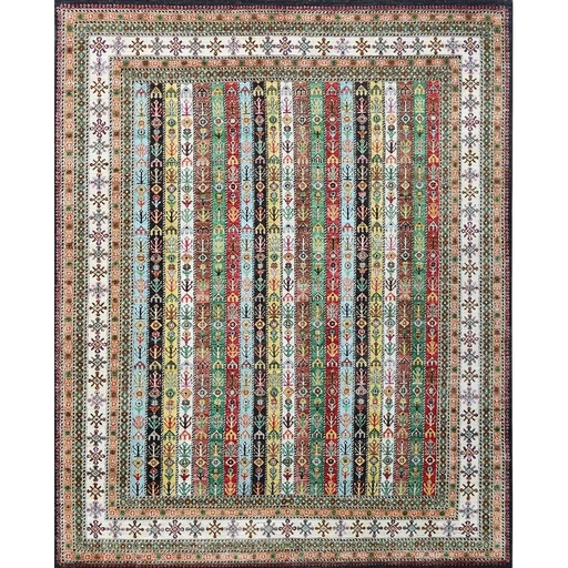 [PK0499-HM-RUG-004268] Suzani Carpet -Wool&Silk- 8x10