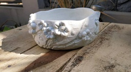 [PK0849-HM-PLN-005036] The Bonsai Flower Pot - White
