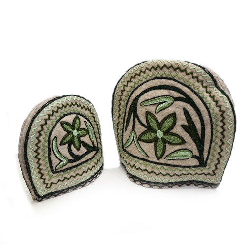 [PK0895-HM-KIT-005060]  Hand Embroidered Tea Cozy set 