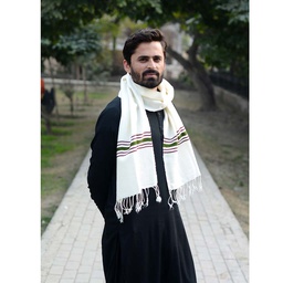 [PK1017-CM-SHW-005427] Hand Embriodered Swati Men scarves