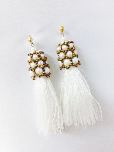[PK1048-JW-EAR-005633] Tassel Earring