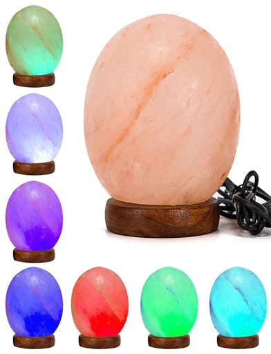 [PK1850-HM-LMP-006732] Khewra Globe Salt USB Lamp - MultiColor